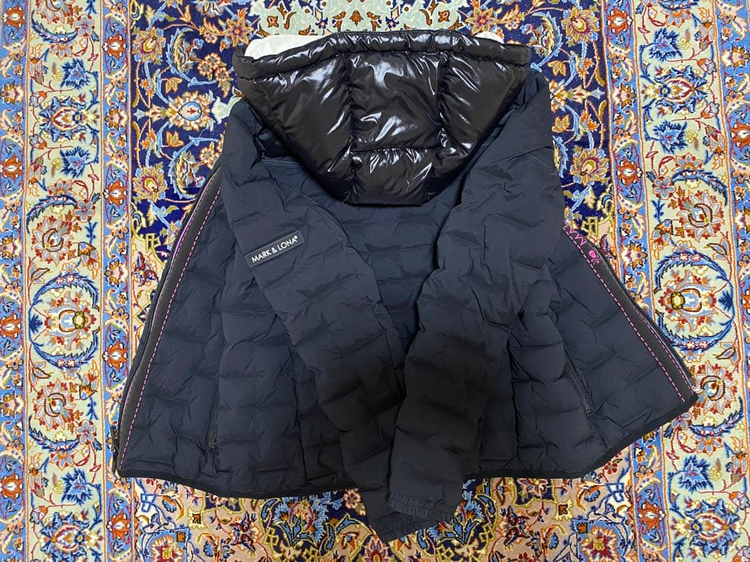 マークアンドロナ★MARK&LONA★ゴルフ★ダウンジャケット★ブラック×ピンク