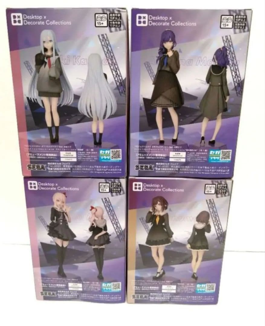 【ニーゴ】【ワンダショ】Desktop　フィギュア　計8個セット