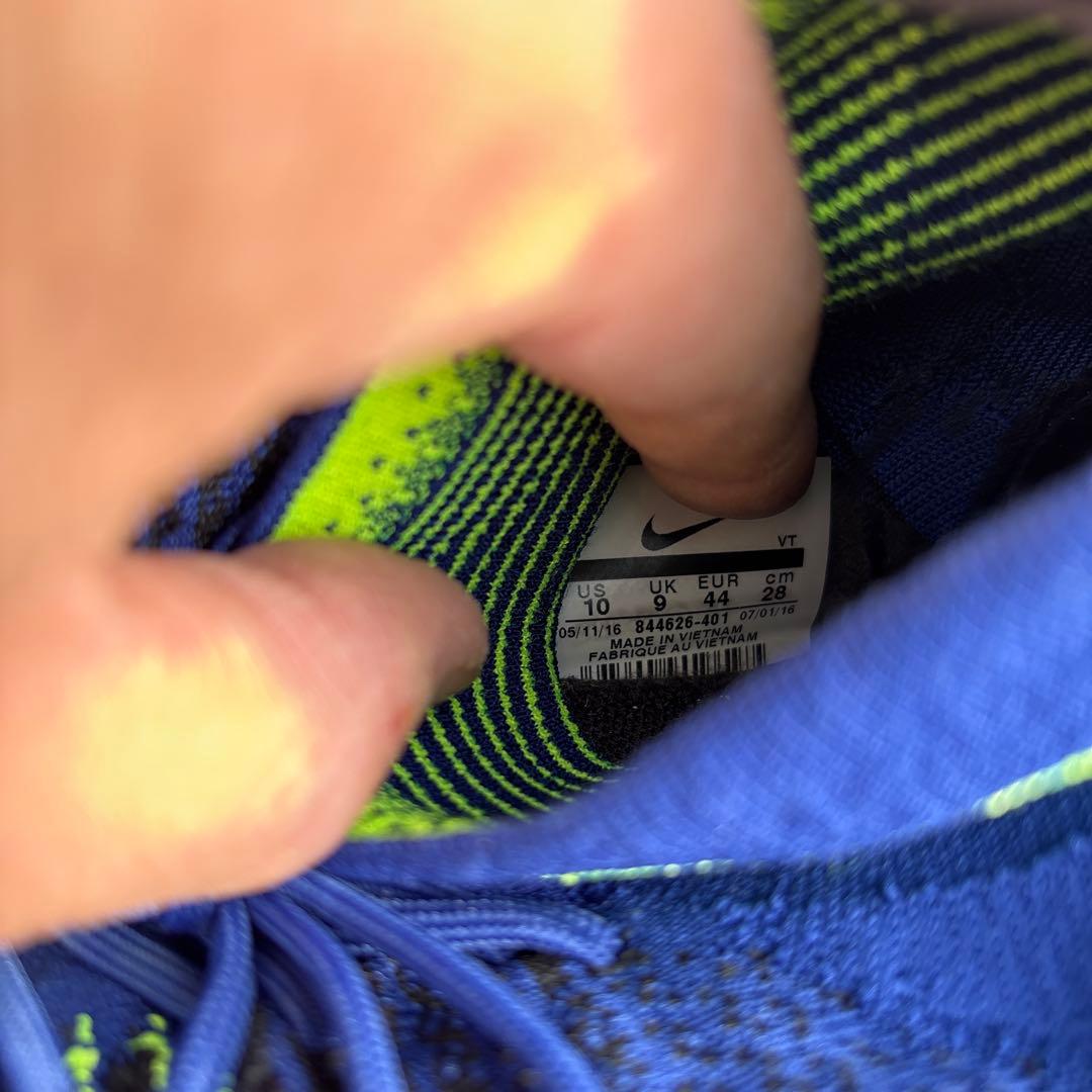 希少　レア　NIKE ズーム　マーキュリアル　フライニット　ディープ ブルー