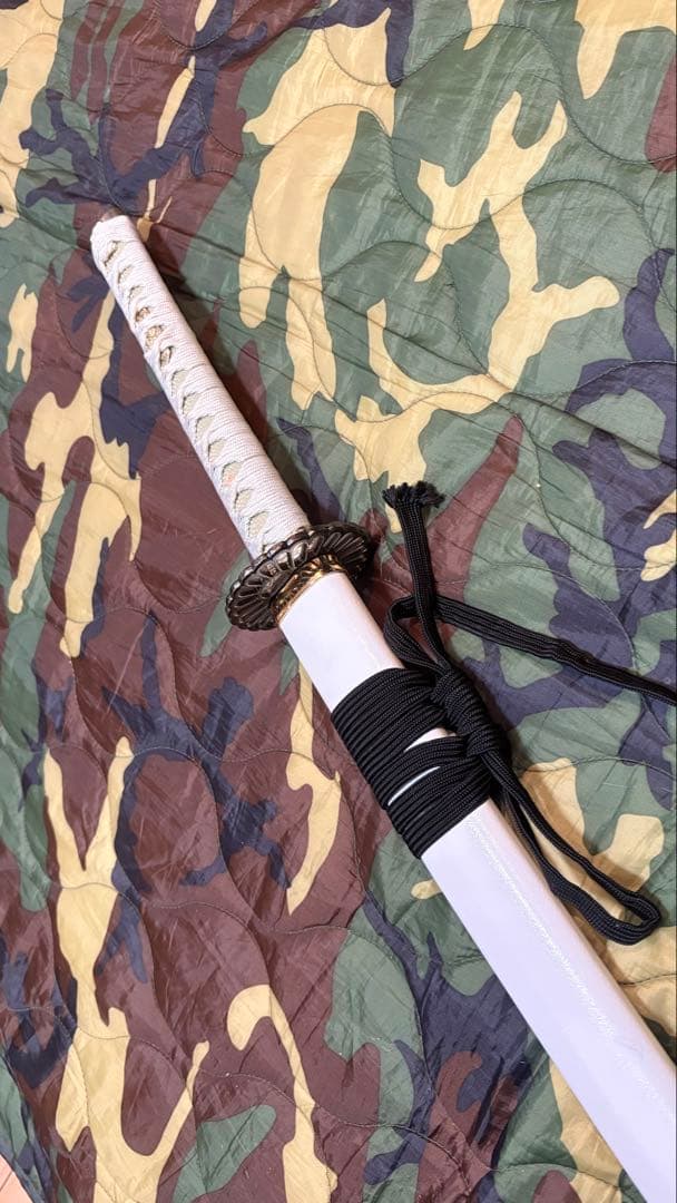 りゅうき様用　 沖田総司拵　菊一文字宗則　白　箱付き