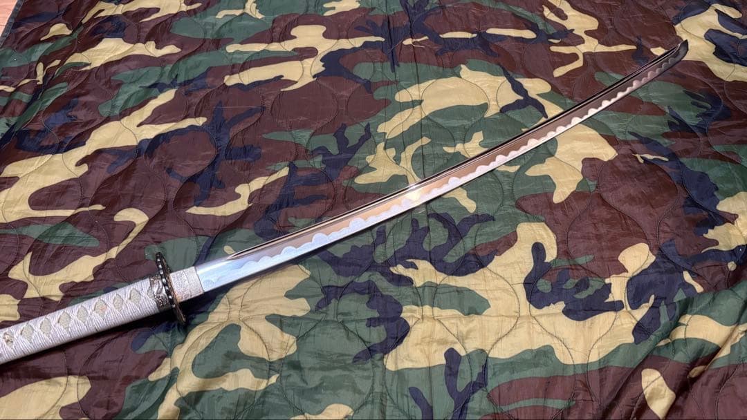 りゅうき様用　 沖田総司拵　菊一文字宗則　白　箱付き