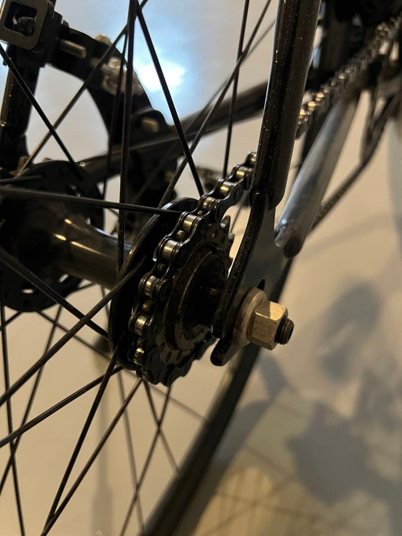 ピストバイク FUJI FEATHER GLITTER_BLACK 2023