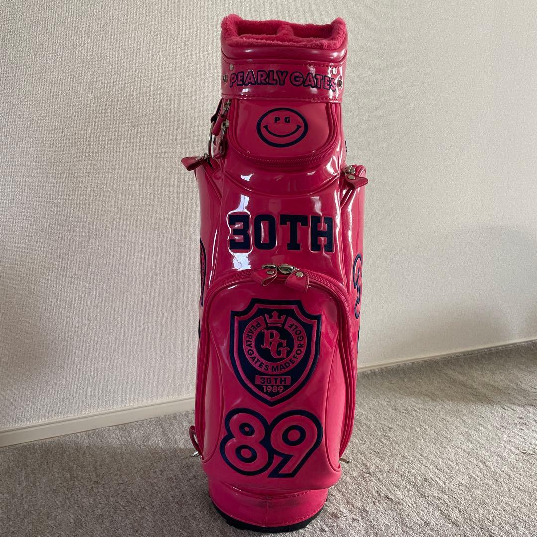 PEARLY GATES ピンクキャディバッグ 30周年記念