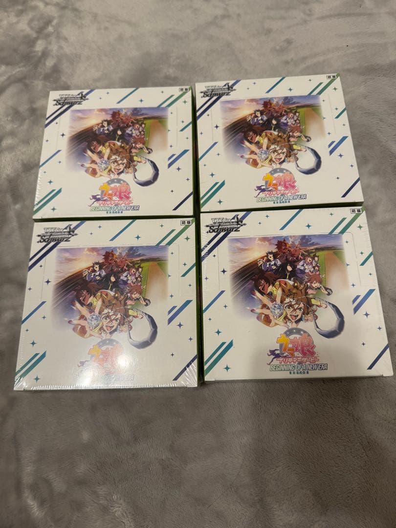 ヴァイスシュヴァルツ ウマ娘　新時代の扉　未開封4box シュリンク付き　4箱