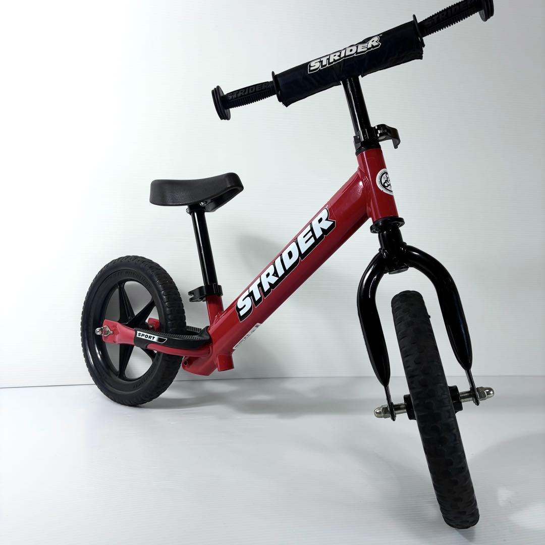極美品☆STRIDER SPORT バランスバイク ペダル無し レッド 赤