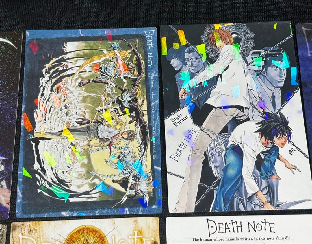 【DEATH NOTE】 トレーディングカード18枚ステッカー3枚まとめ　レア