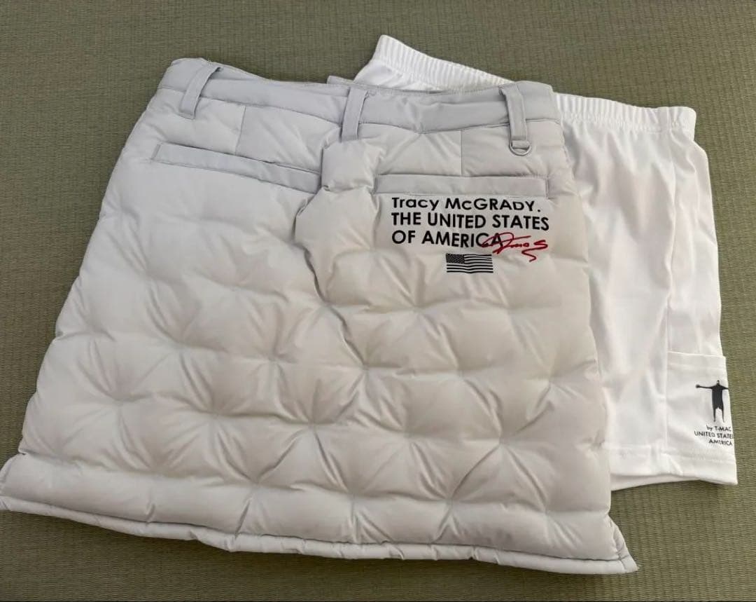 【ほぼ未使用】T-MAC キルティングダウンスカート&インナーショートパンツ