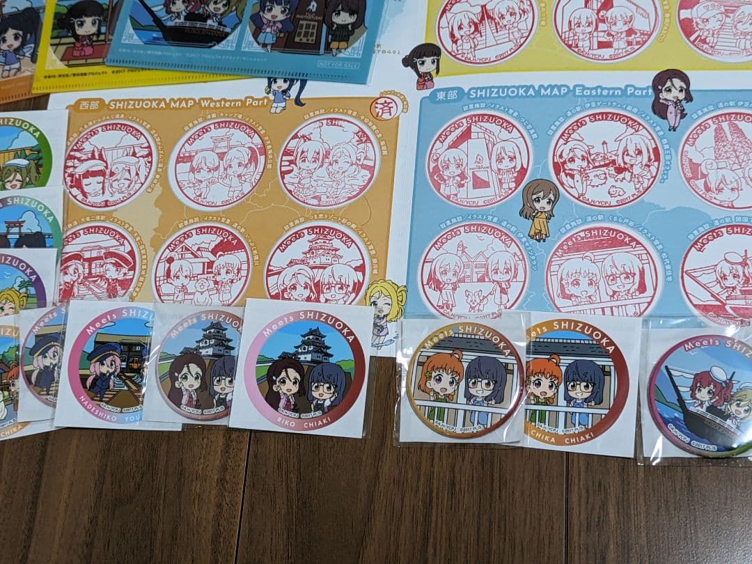 ラブライブ✕ゆるキャン△　Meets SHIZUOKA スタンプラリーセット