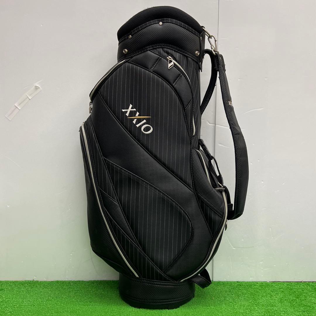 ゼクシオ　XXIO ブラック　メンズ　9インチ ゴルフバッグ　キャディバッグ
