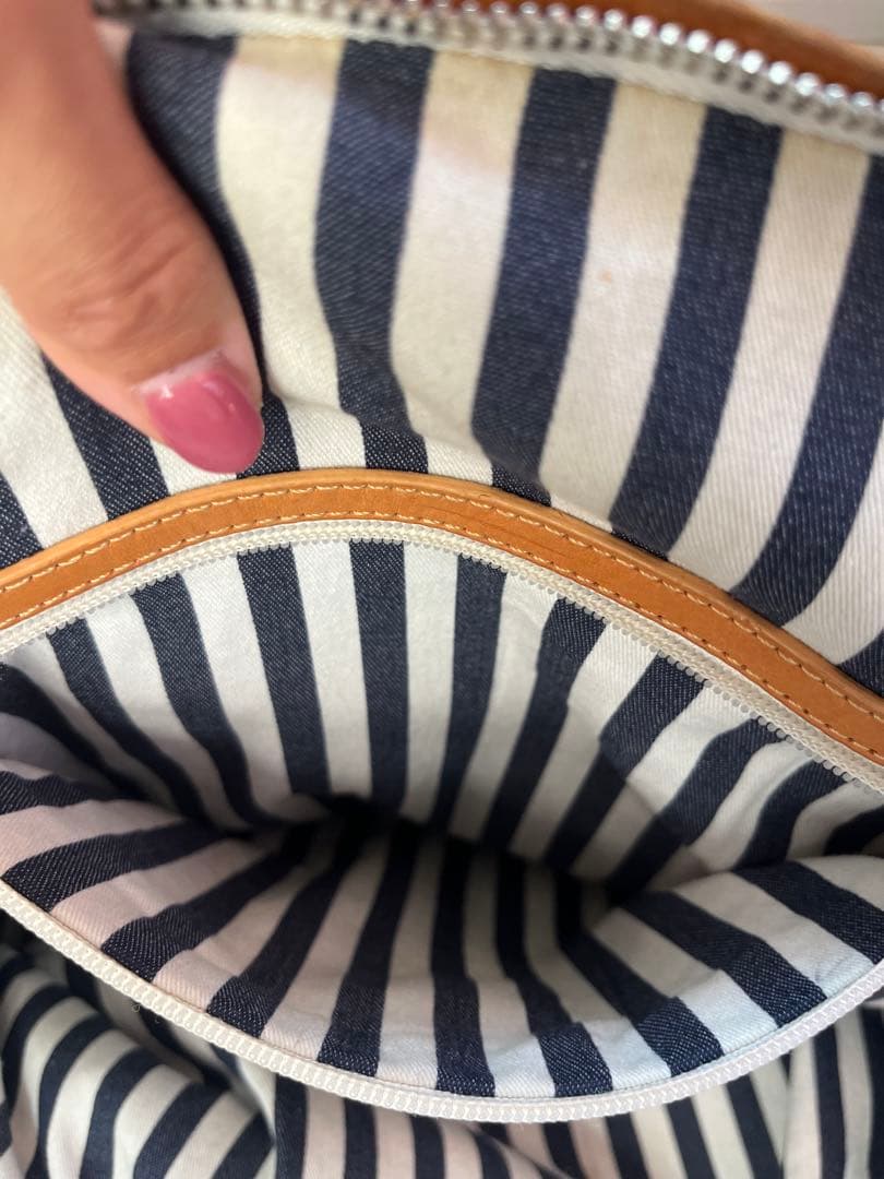 ア*ス様 ムータマリン　バッグ　クリートセーラーバッグ　ゴート革　ホワイト