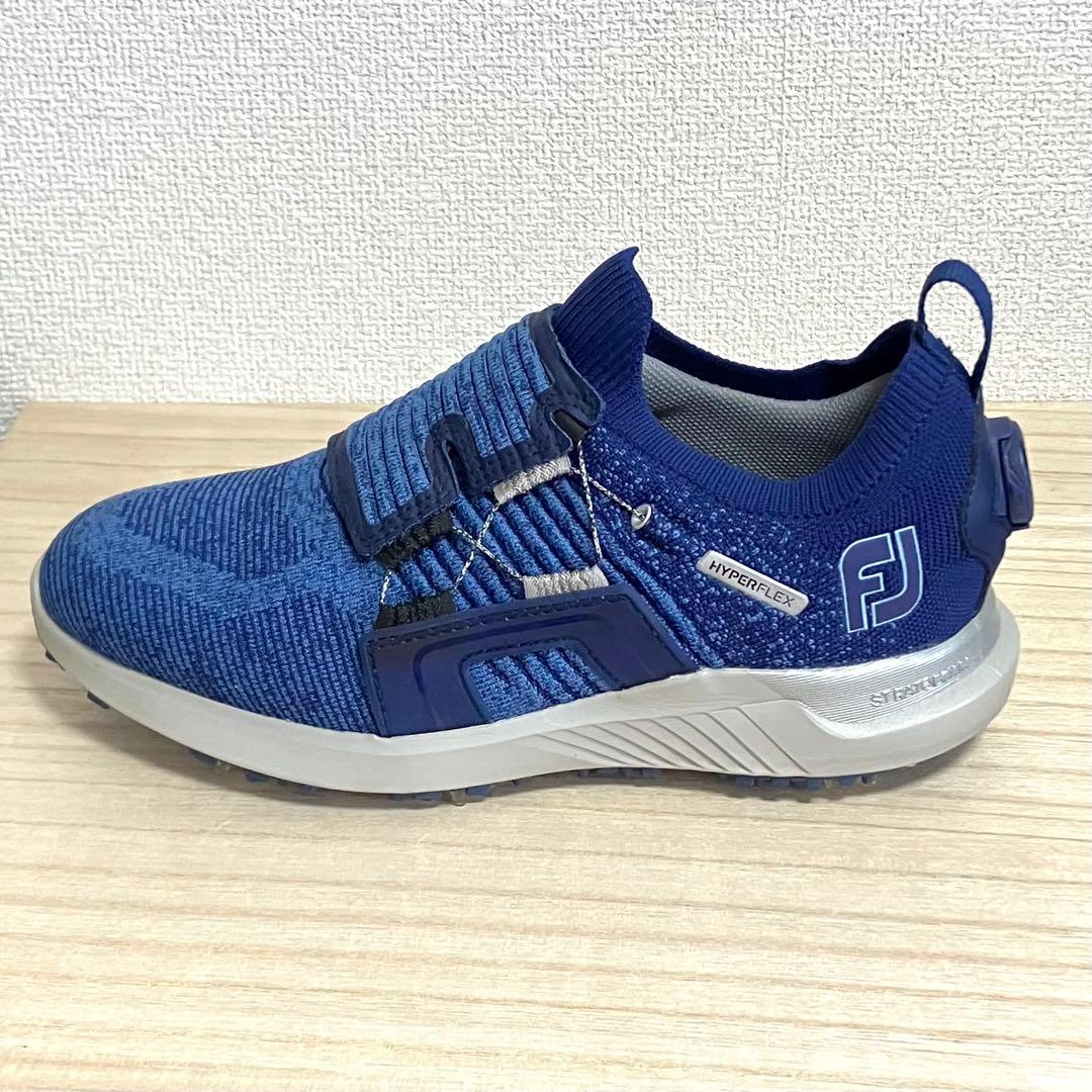 未使用品 FootJoyボア 防水ゴルフシューズ ネイビー 26cm