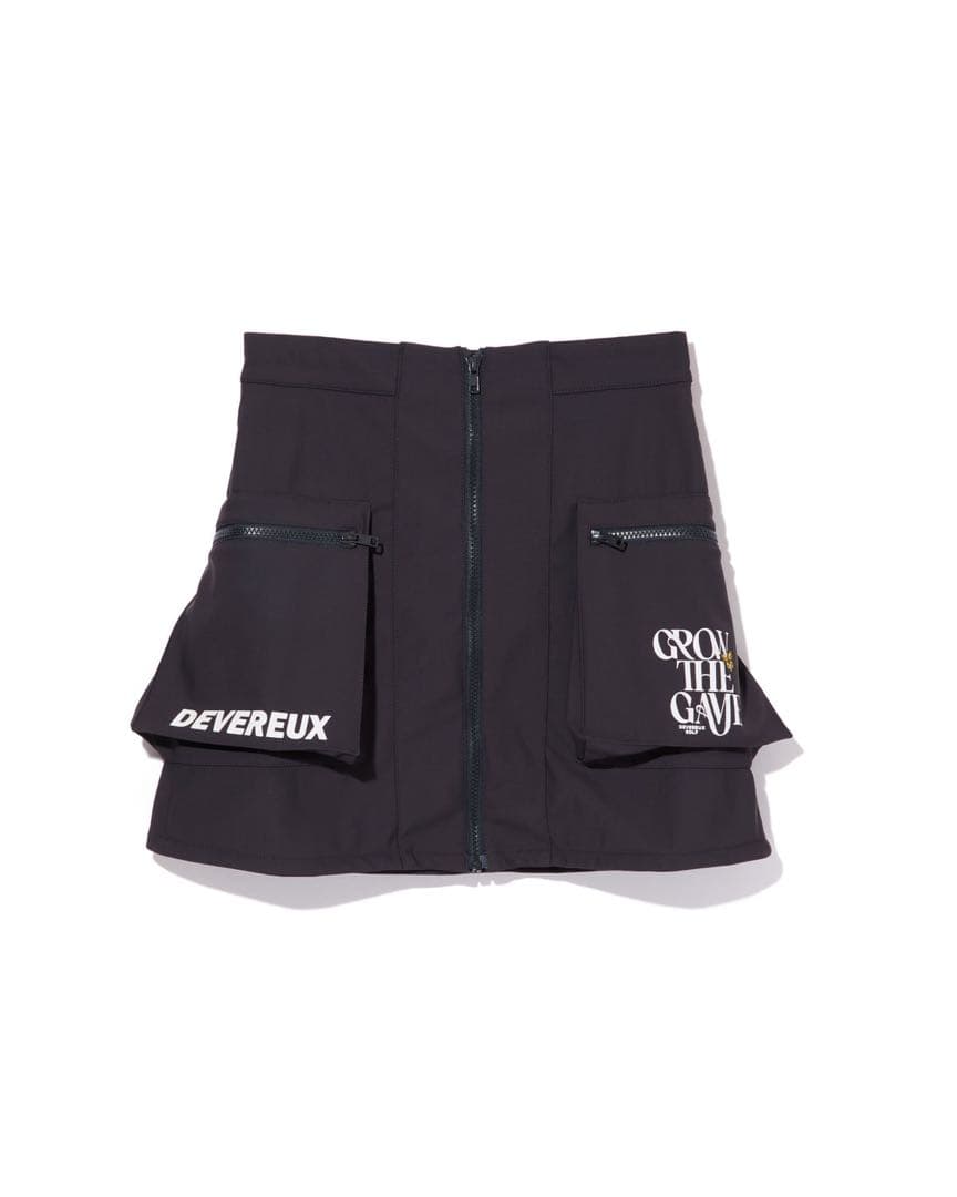 DEVEREUX GOLF（デヴァローゴルフ）フロントジップスカート チャコール