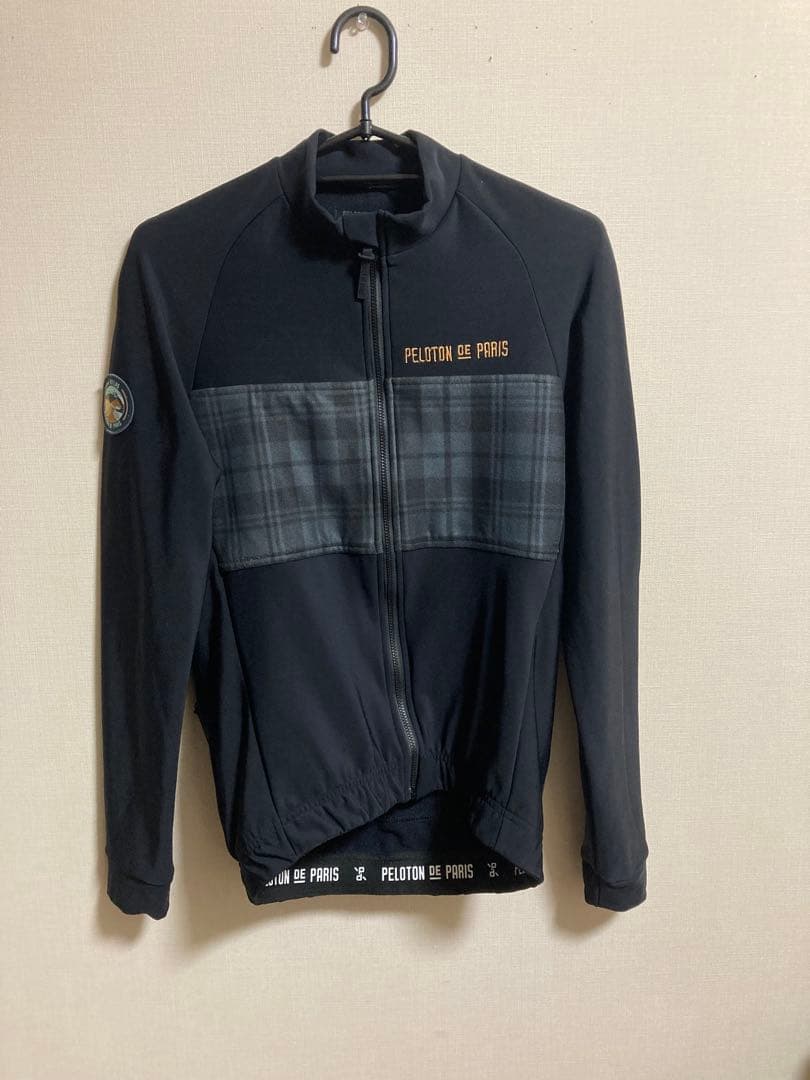 プロトンドパリ　ウインタージャージ　ATLAS サイクルジャージ　黒　S