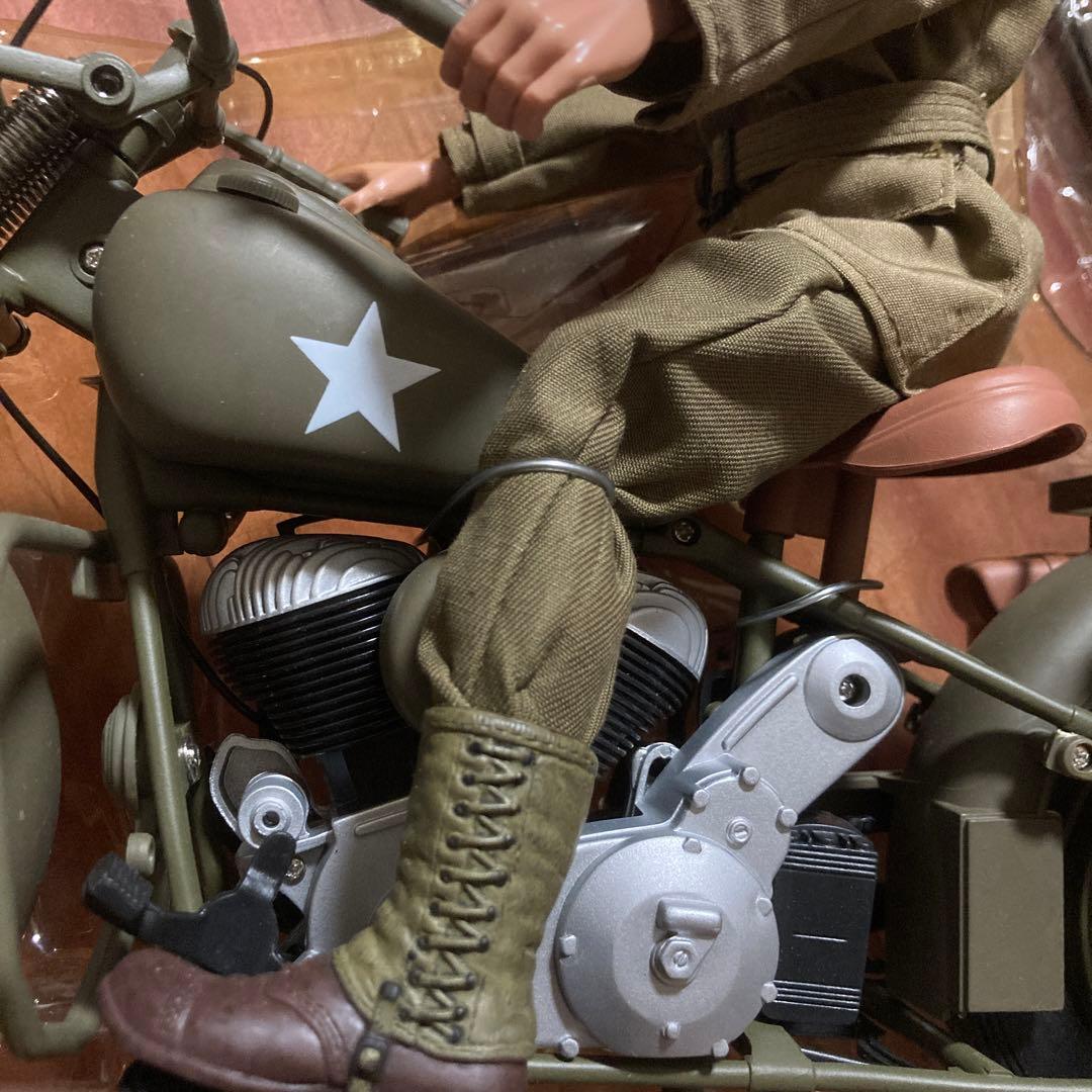 21stセンチュリートイズ製アメリカ陸軍オートバイ伝令兵&インディアン741B
