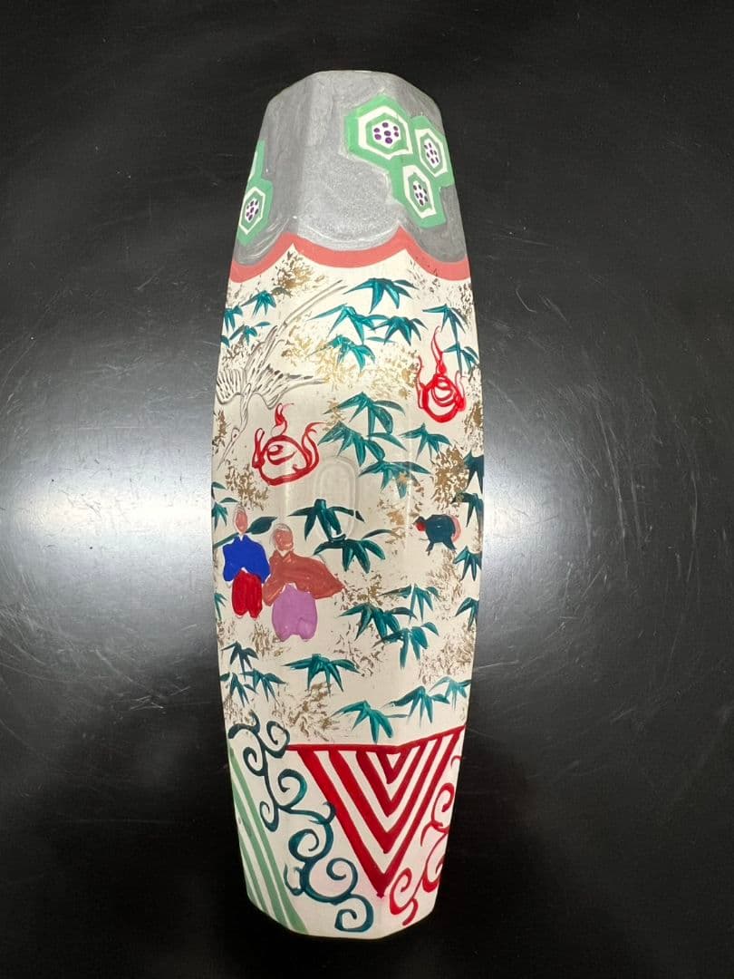 色絵 ぶりぶり香合 清閑寺窯 祥平造 茶道具