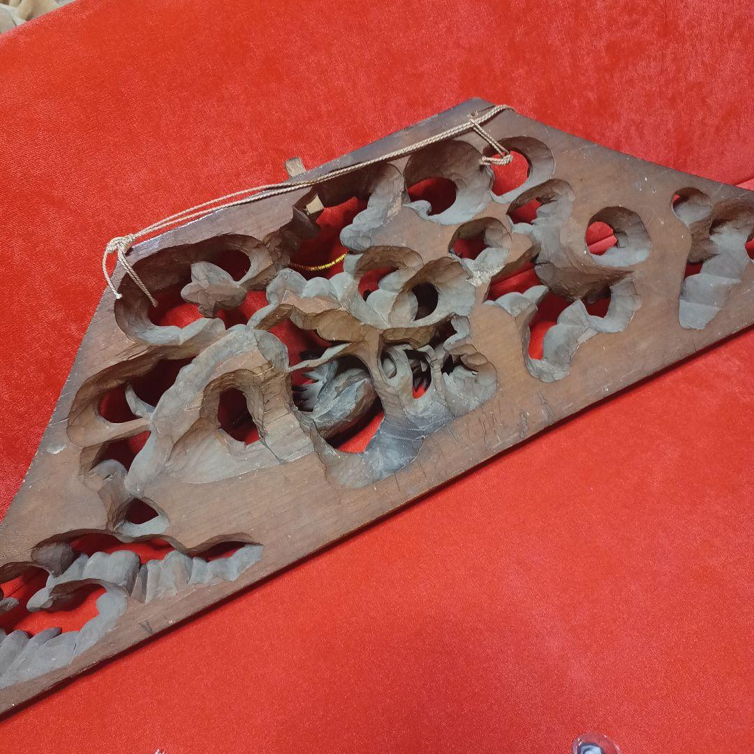 龍　ドラゴン　彫刻　　現状品　木彫　欄間　神社　仏閣　だんじり