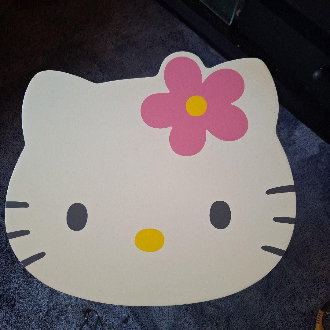 平成レトロ　ハローキティ 　フェイステーブル 4点セット