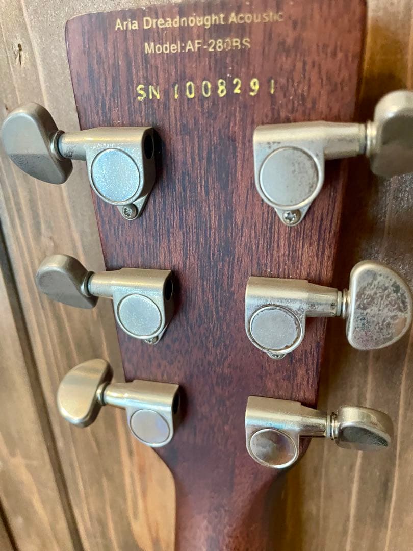 Aria Dreadnought アコースティックギター 美品 AF280-BS