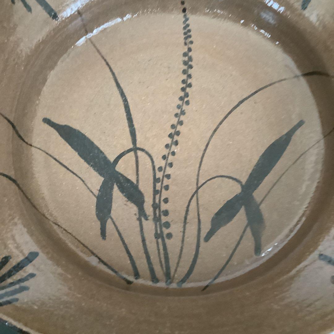 茶道 道具 絵唐津 鉢 中里重利 桐箱