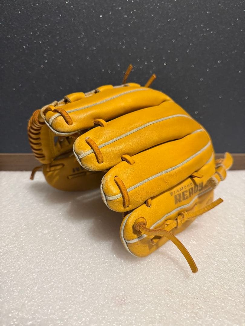 極美品 NIKE ナイキ 一般軟式 内野手用 DIAMOND READY 革質◎