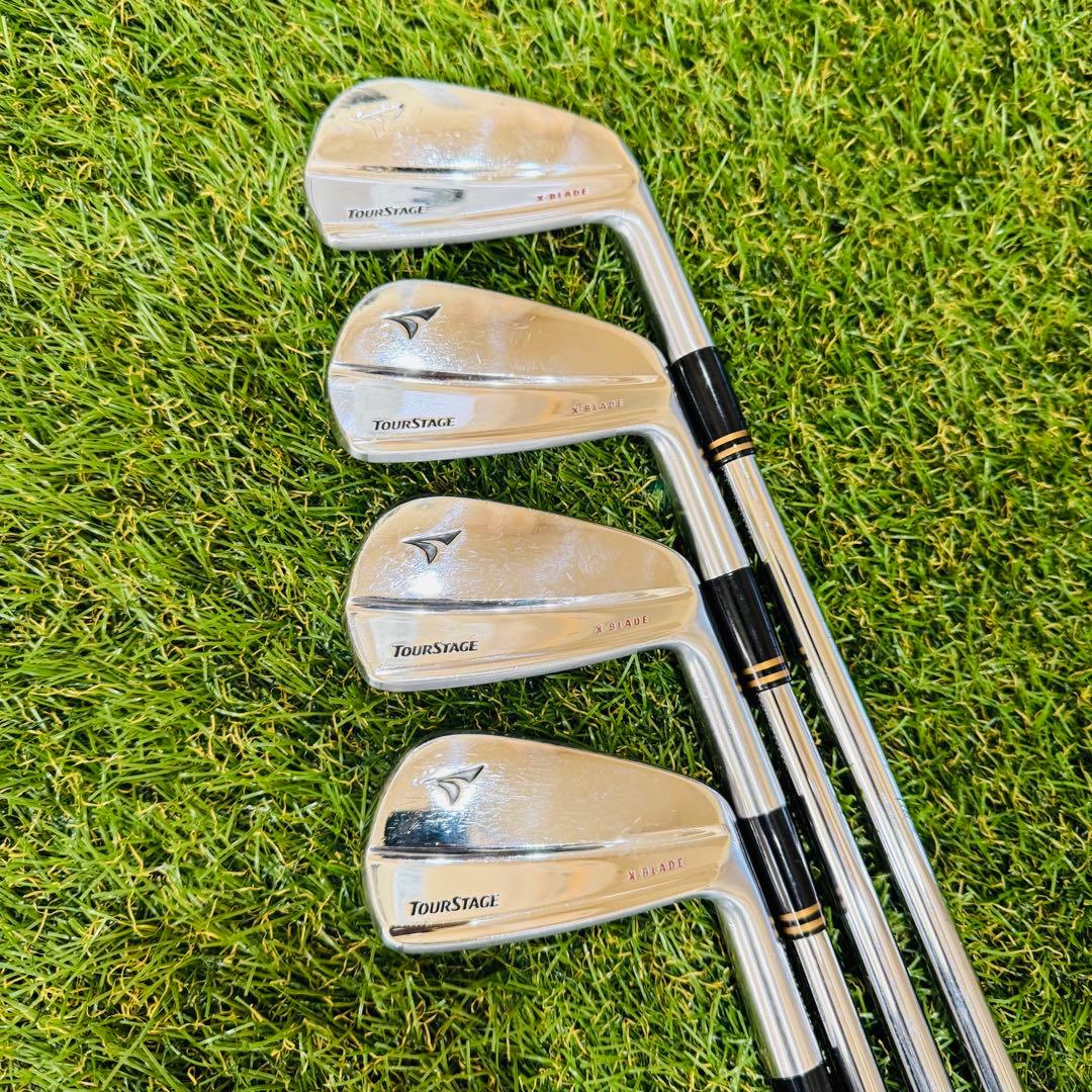 【グリップ新品】TOURSTAGE X-BLADE アイアンセット ８本