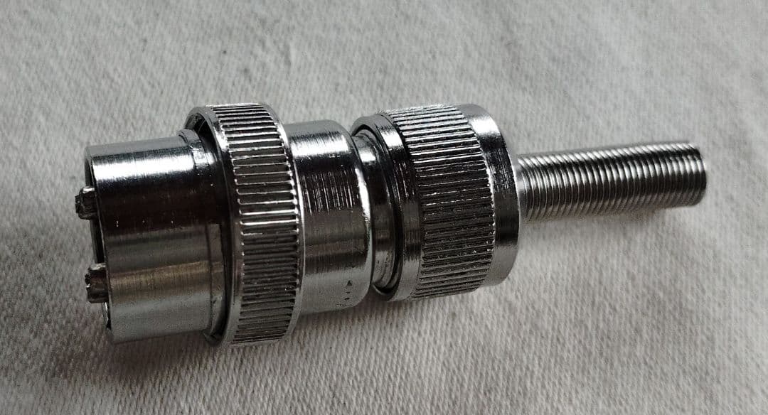 アンフェノール 91-MC4M 4-pin ビンテージマイクコネクター 中古