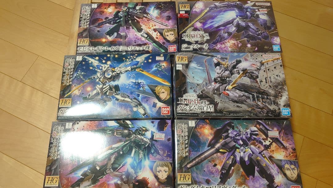 HG ガンプラ 鉄血のオルフェンズ ORPHANS 6体セット