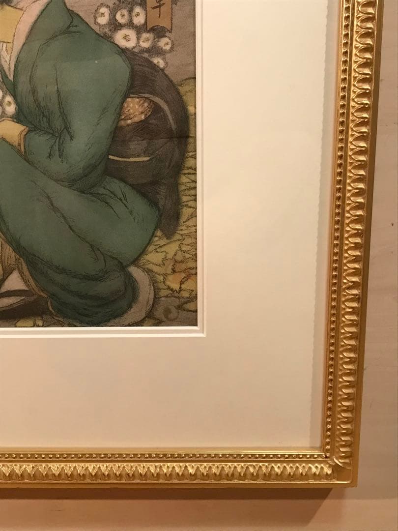 竹久夢二　「庭の千草」　リトグラフ　セノオ楽譜表紙絵