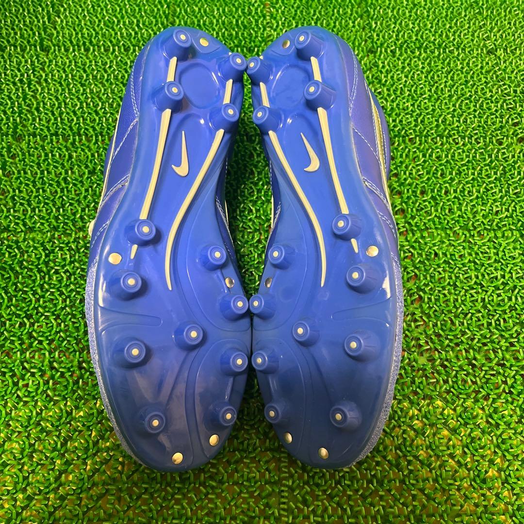 ナイキ サッカースパイクティエンポ リゲラHG-E AF(ブルー×シルバー)