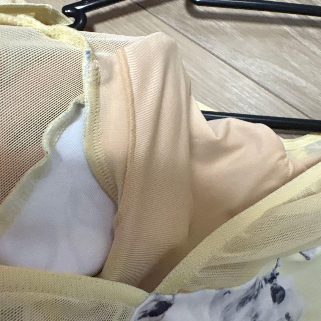 stina S 花柄 Vネック レオタード