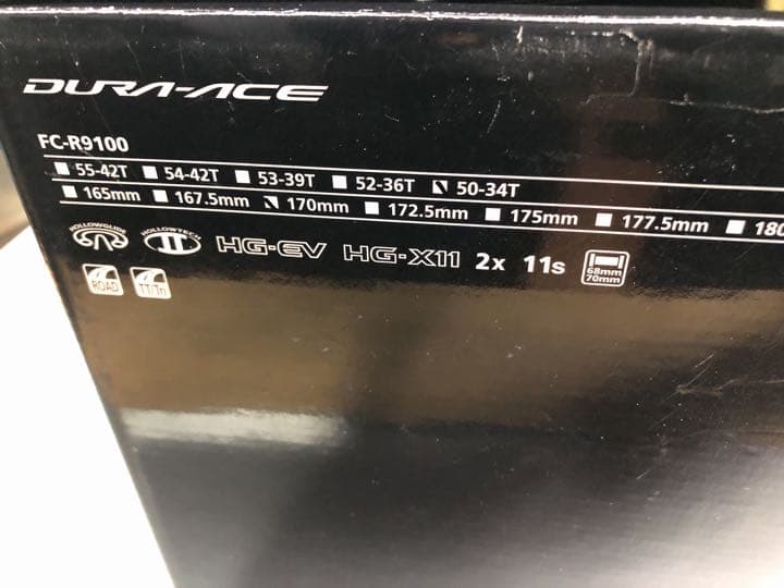 デュラエースDURA-ACE 9100クランクpioneerパワーメーター両計測