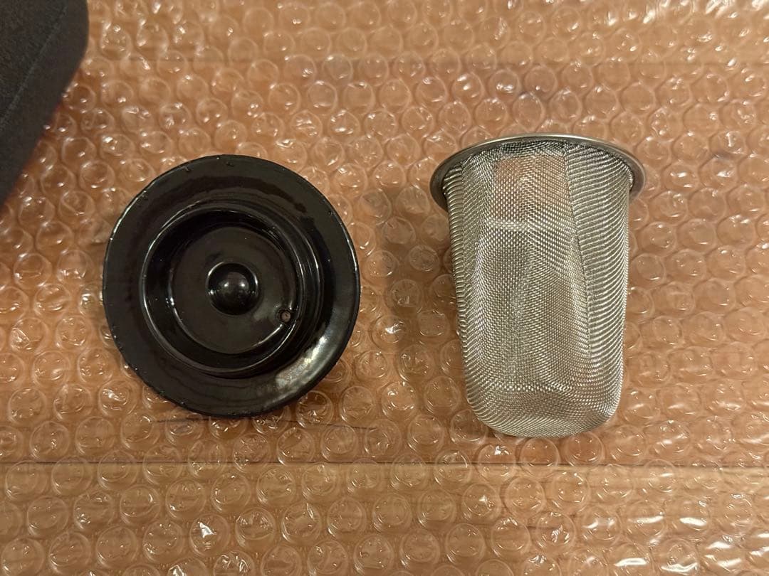 鉄瓶（鉄鋳物）　増田尚紀デザイン　鋳心ノ工房製　茶こし・ウォーマー付き