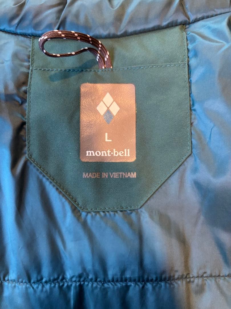 mont-bell パウダーステップパーカ　Ｌ グリーン