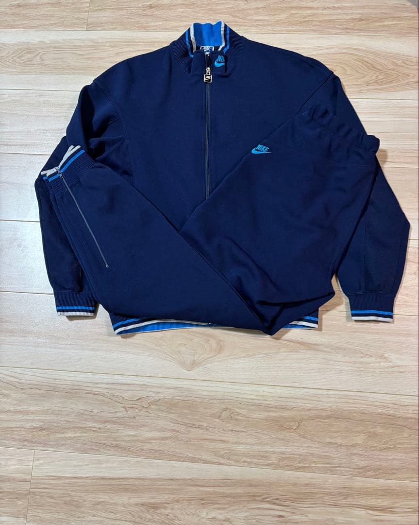 レア　80s ナイキ　セットアップ　ジャージ上下　日本製　　青タグ