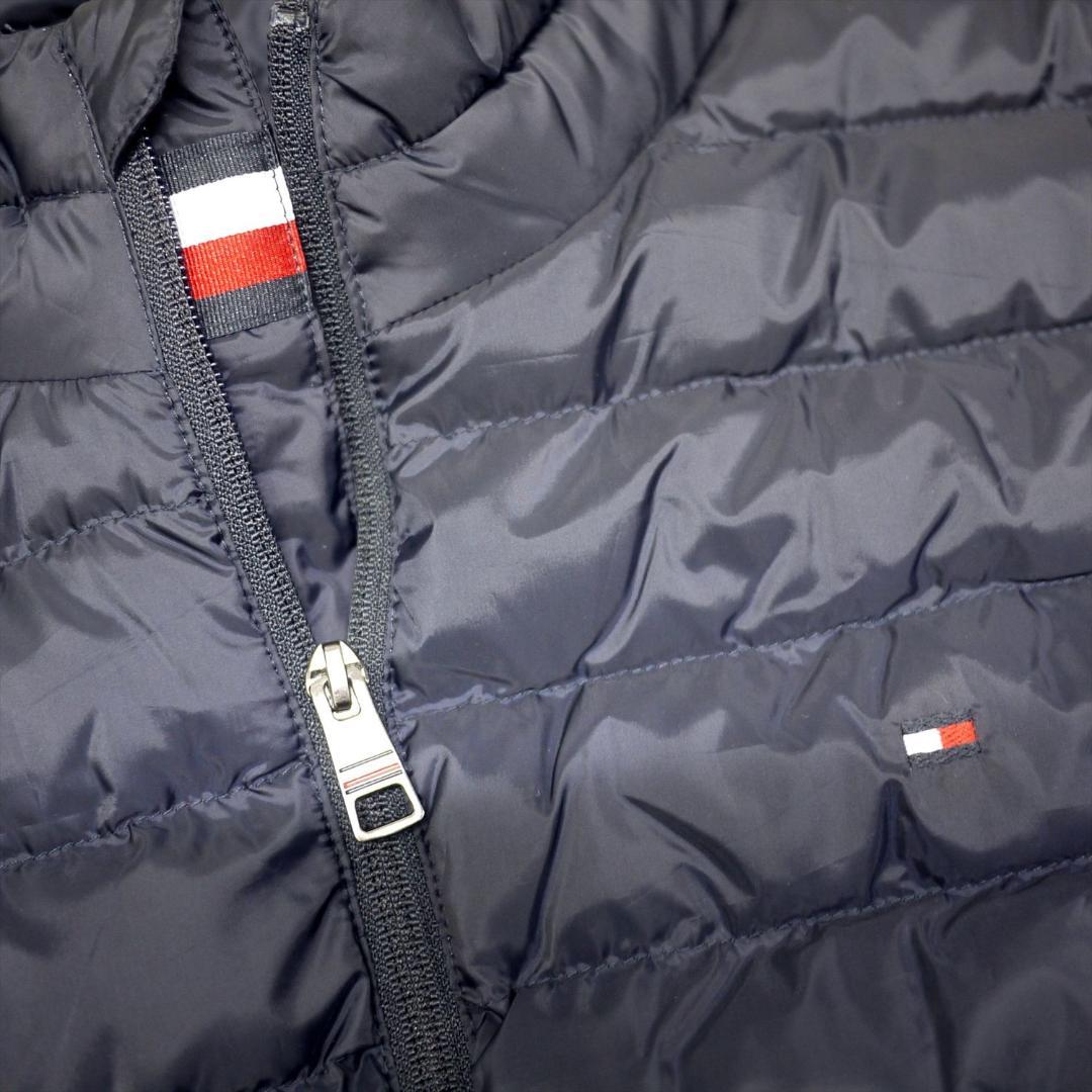 新品 トミーヒルフィガー THPROTECT 軽量 耐水 中綿 ベスト M 紺