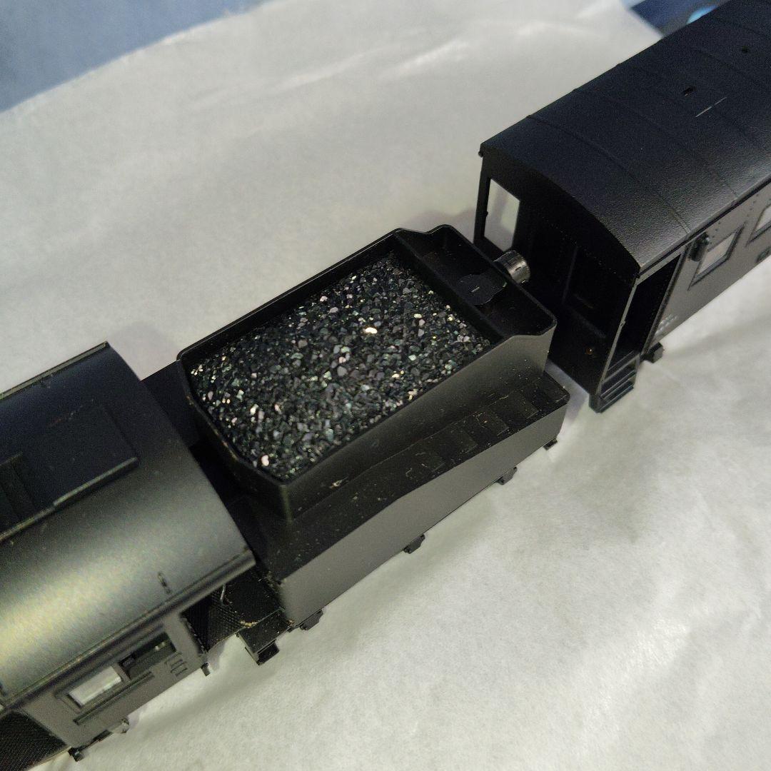 か*ん様 蒸気機関車 プラスチック製模型 ブラック