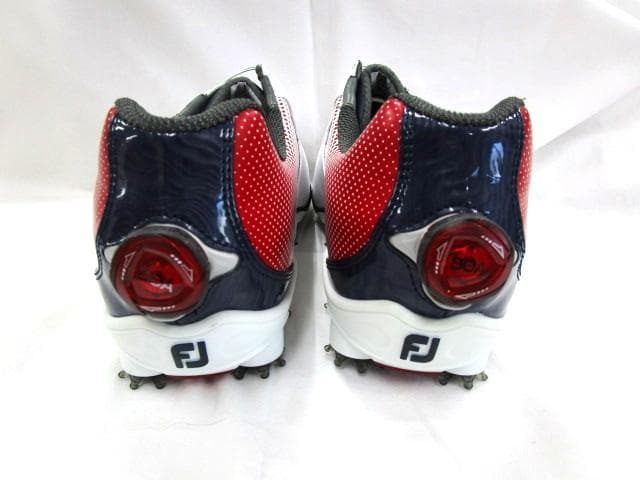 新品未使用　フットジョイ DNA ゴルフシューズ ホワイト/レッド　25.5