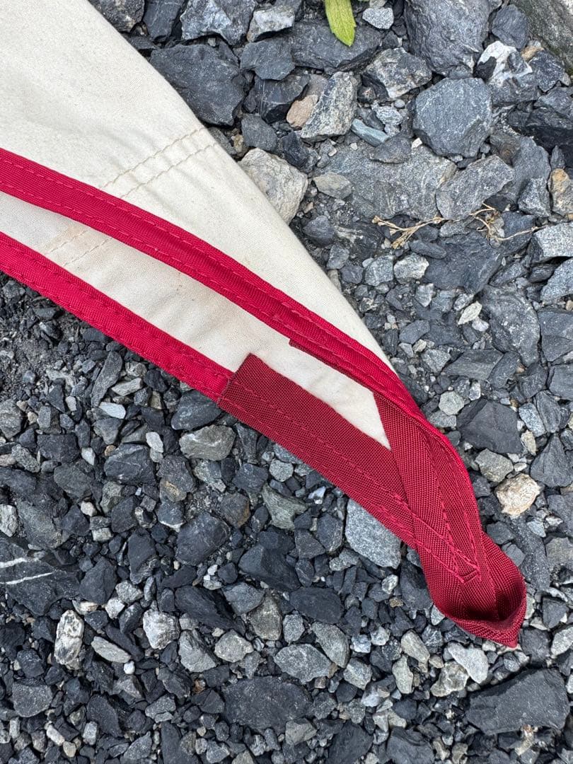 テンマク 廃番ムササビウイング13ft.コットン“焚き火”version タープ