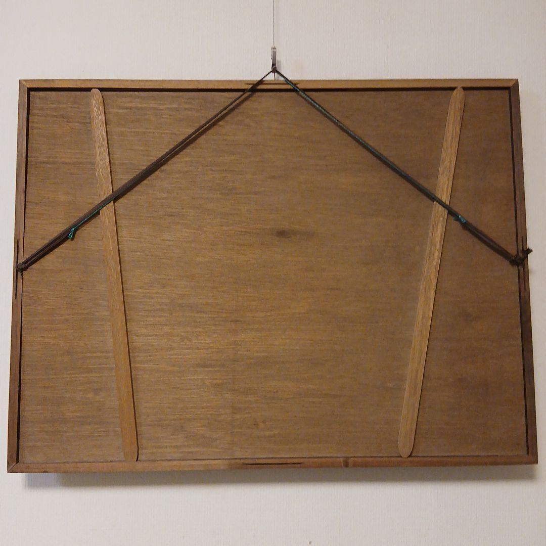 ジャン・カルズ－『古橋』 リトグラフ 木製フレーム・真正証明書付き