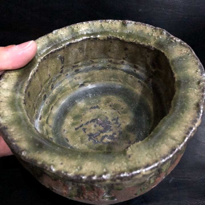 遺品整理◼️蔵からまた謎の古美術品の陶器が出て来ました。抹茶茶碗？茶道具？花道具？