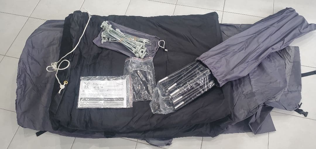 新品★DOD★カマボコテント2★ブラック