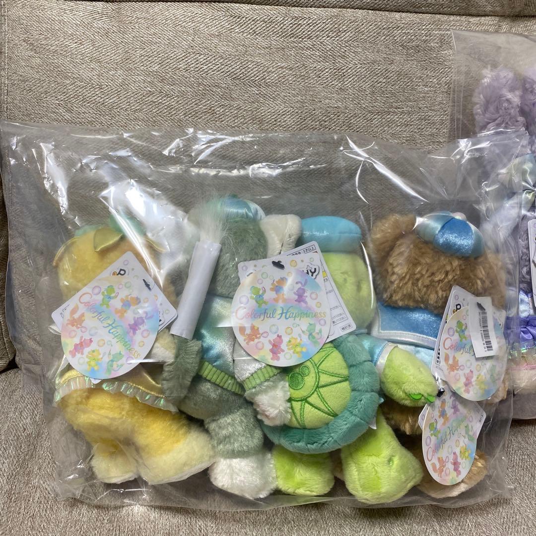 バケパ限定 ダッフィーアンドフレンズ ポージープラッシー7体セット売り