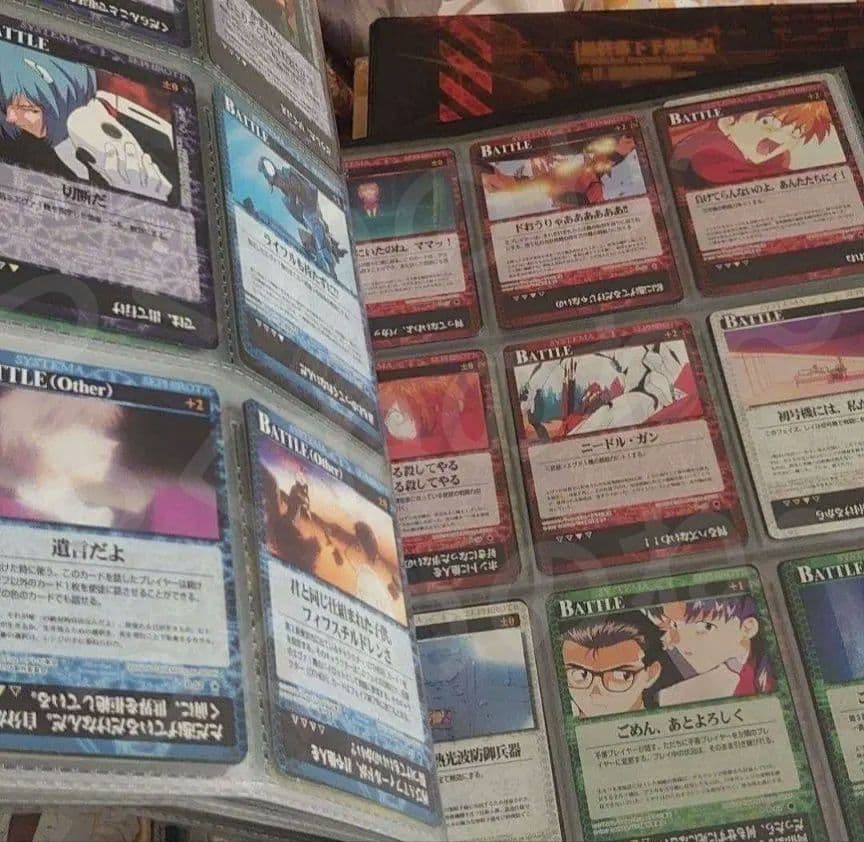 エヴァ カードゲーム第１弾＆第２弾セット 計４０６枚 セミコンプリート