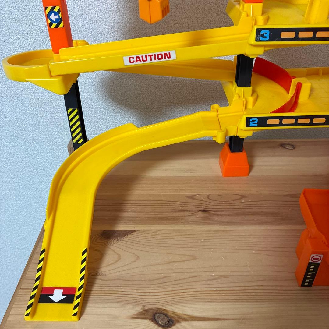 トミカ　建設　けんせつごっこ　工事現場　クレーン　1990年代　TOMY