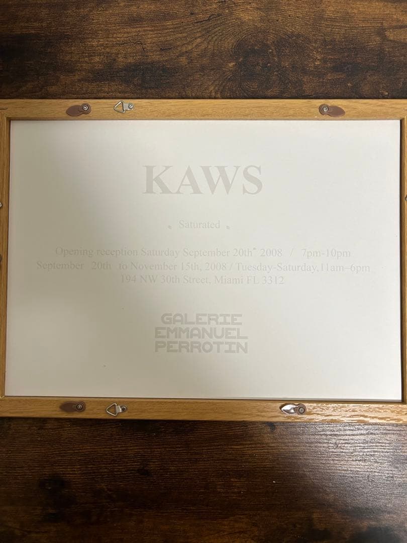 kaws オリジナルフェイク ポスター