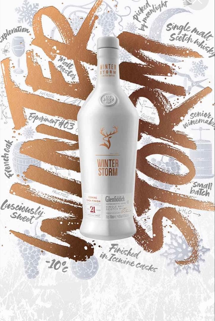 【未開栓】数量限定品グレンフィディック21年 ウィンターストーム BATCH 2