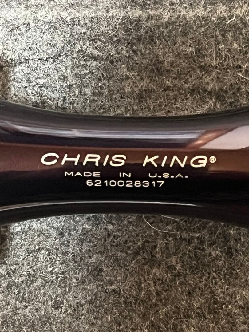 CHRIS KING R45 FRONT クリスキング フロントハブ黒black