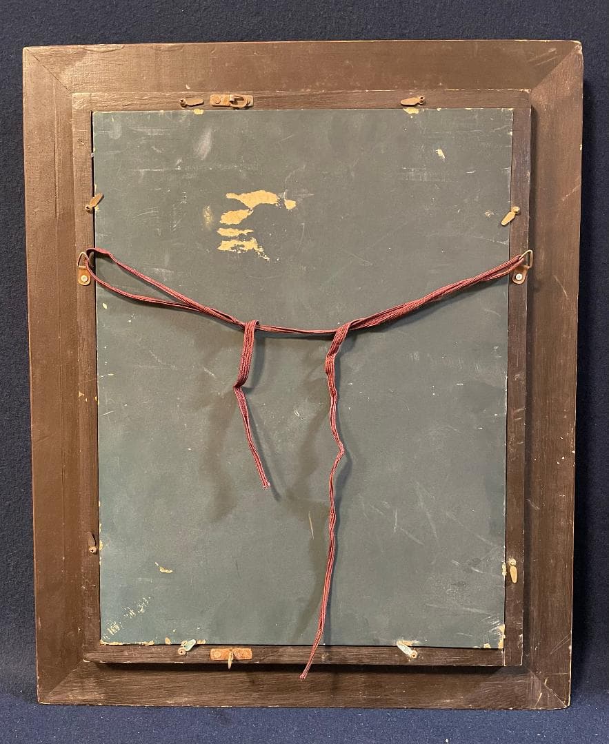 「真作」田代聖太郎「アッシジの街かど」風景画　油彩画　額装　サイン有り　F4号