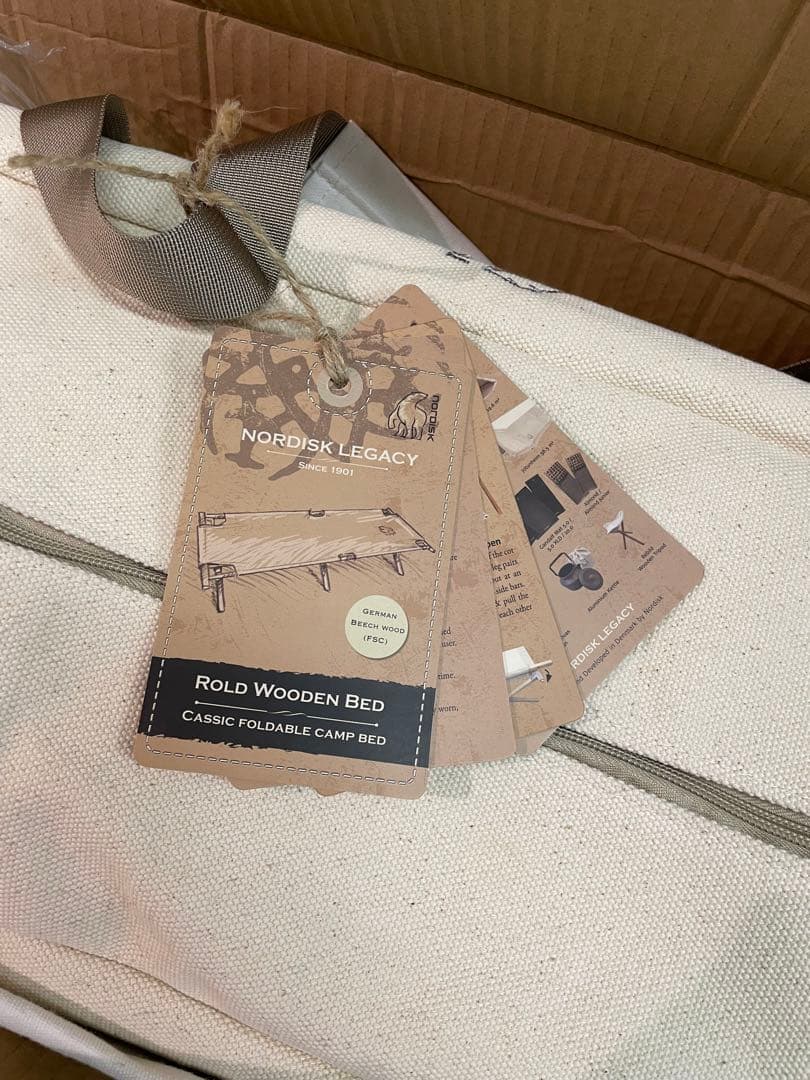 ノルディスク Rold Wooden Bed　①　コット　キャンプ　アウトドア