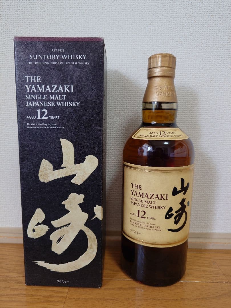 【新品未開封】山崎 12年 シングルモルトウイスキー